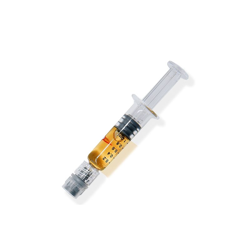 slanted syringe