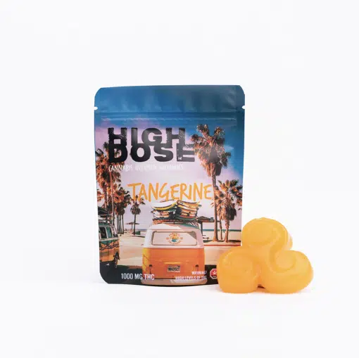 High Dose - Tangerine THC Gummies - 1000 MG