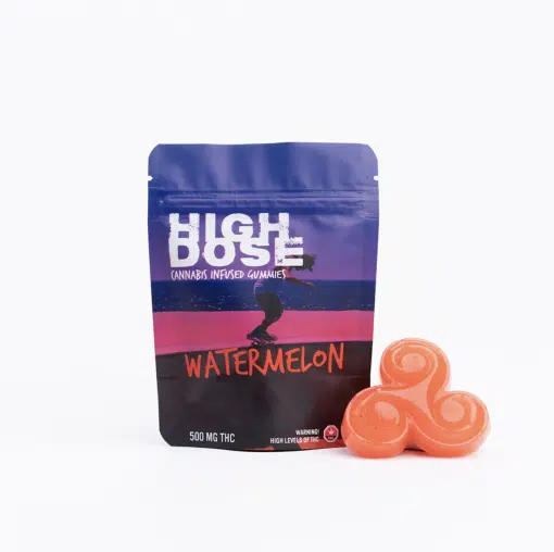 High Dose - Watermelon THC Gummies - 500 MG
