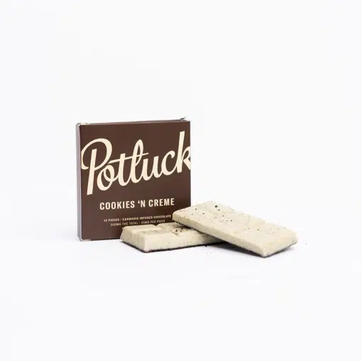 Potluck - Cookies 'N Creme THC Chocolate - 300 MG