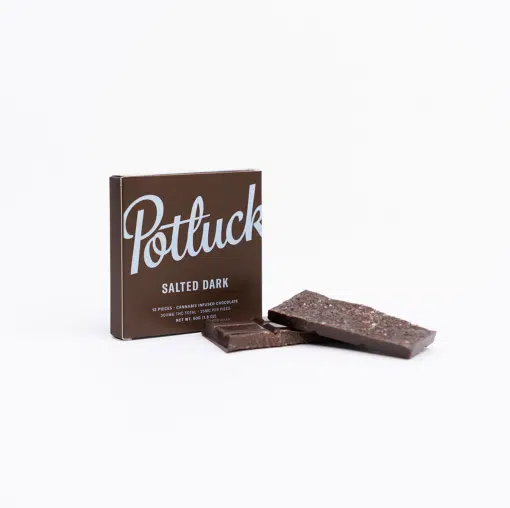 Potluck - Salted Dark THC Chocolate - 300 MG