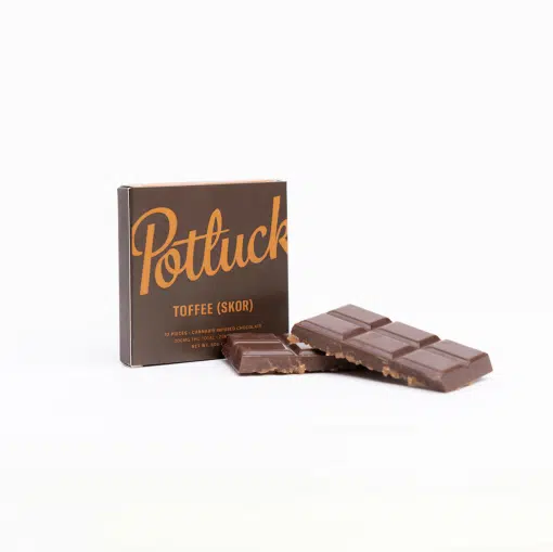 Potluck - Toffee (SKOR) THC Chocolate - 300 MG